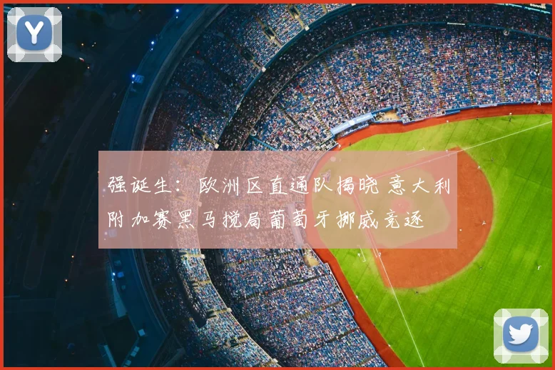强诞生：欧洲区直通队揭晓 意大利附加赛黑马搅局葡萄牙挪威竞逐